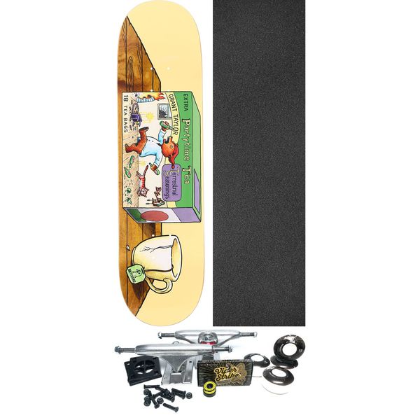 Anti Hero Skateboards Grant Taylor Terrestrial Seasonings Skateboard Deck - 8.38" x 32.25" - Complete Skateboard Bundle